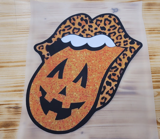 Pumpkin Mouth Print