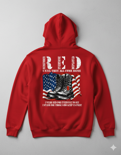 C.D.A RED hoodie Friday